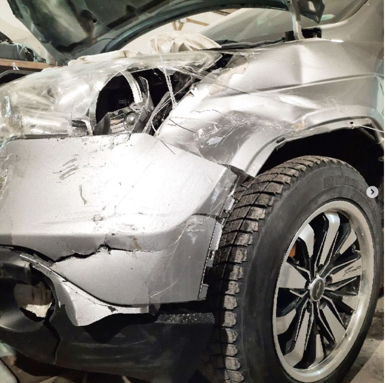 Honda CRV до кузовного ремонта 2