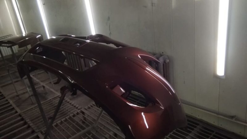 Toyota Vitz кузовной ремонт